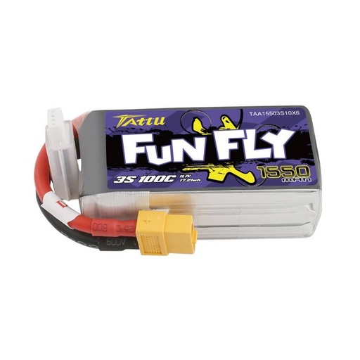 [043424] Baterija Tattu Funfly 1550mAh 11,1V 100C 3S1P