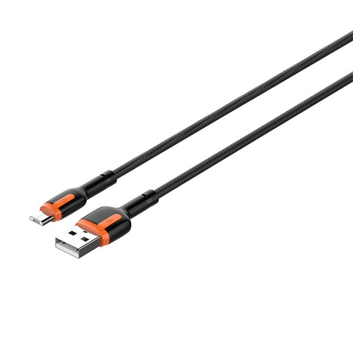 [042970] LDNIO LS531 USB - mikro USB kabel od 1 m (sivo-narančasti)