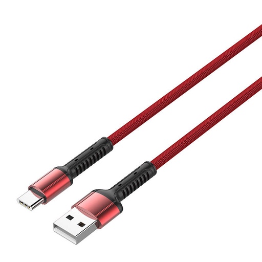 [043071] LDNIO LS63C-5A, USB - USB-C, 5A kabel (crveni)