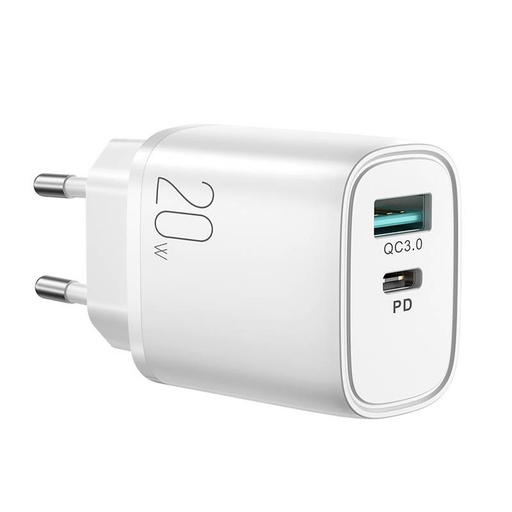 [044863] Punjač 20W Dual-Port (QC3.0+PD) Joyroom L-QP2011 (bijeli)