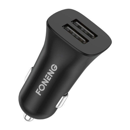 [045568] Auto punjač dual USB Foneng C07 2.4A (crni)