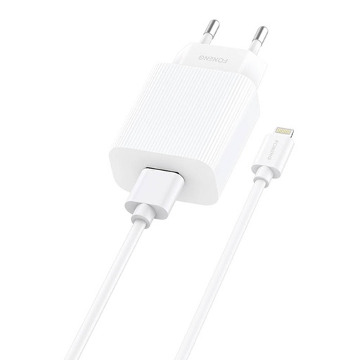 [045505] Punjač Foneng EU28 2.4A + USB-A na Lightning kabel