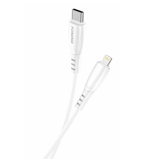 [045631] USB kabel za Lightning Foneng X75, 3A, 1m (bijeli)