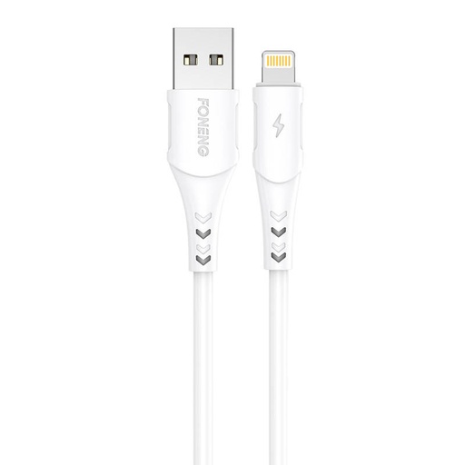 [045639] USB kabel za Lightning Foneng X81, 2.1A, 1m (bijeli)