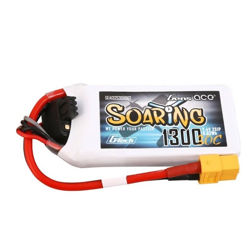 [046968] Akumulator Gens Ace G-Tech Soaring 1300mAh 7.4V 30C 2S1P XT60