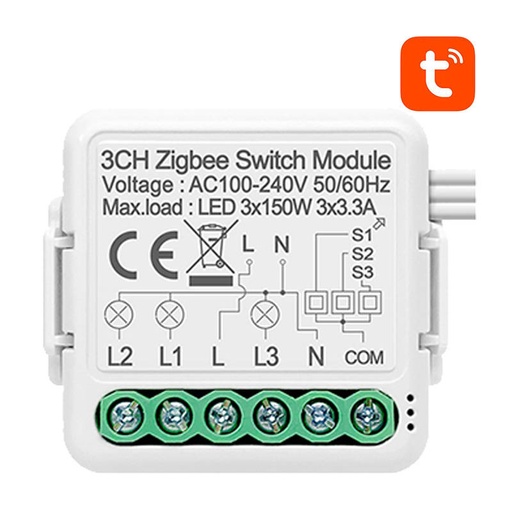 [047970] Modul pametnog prekidača ZigBee Avatto N-ZWSM01-3 TUYA