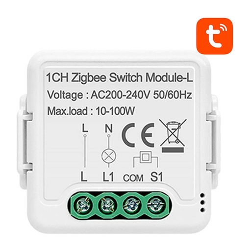 [047976] Modul pametnog prekidača ZigBee Avatto N-LZWSM01-1 Nema neutralnog TUYA