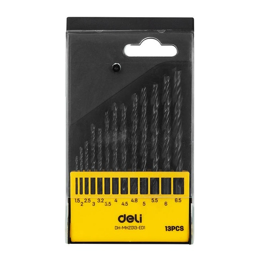 [041891] hss set burgija Deli Tools EDH-MHZ013-ED1 (paket od 3 komada)